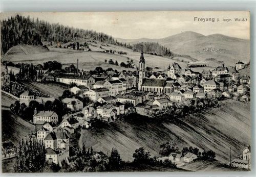Freyung 1926 Kirche Maria Himmelfahrt