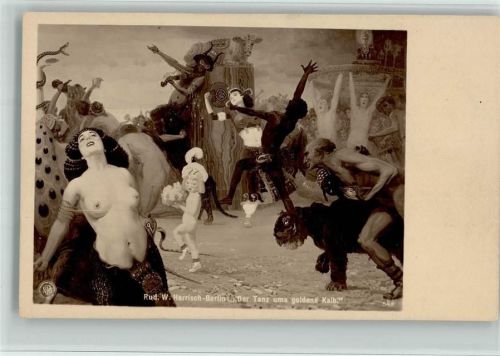 W1000 Berlin, unsortiert Große Berliner Kunstausstellung 1909 Nr. 542 sign. Harrisch Erotik Kunstgeschichte Berlin BOAKC
