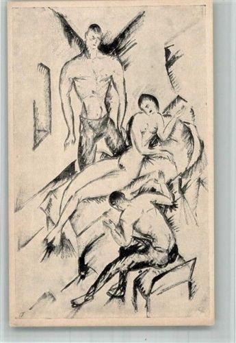 Carry Hauser ( später entartete Kunst) Künstlergruppe Freie Bewegung / Hagebund Präsident ( kleiner Eckbug) Expressionismus