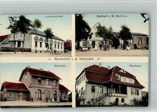Rosenthal Bahnhof Gasthaus Meißner Amtsvorsteher Pfarrhaus