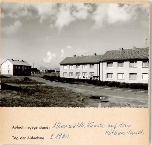 27472 W2190 Altenwalde FOTO KEINE AK Foto montiert auf Karton Häuser auf dem Köthnerland
