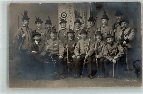 Guppenfoto Schützenmitglieder Jahnfelden