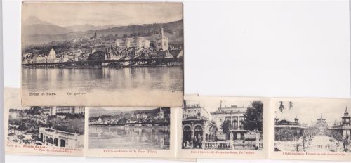Evian-les-Bains loser ausziehbarer Papierstreifen Serie 417 Haute Savoie
