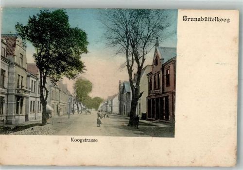 Brunsbüttelkoog 1906 Koogstrasse
