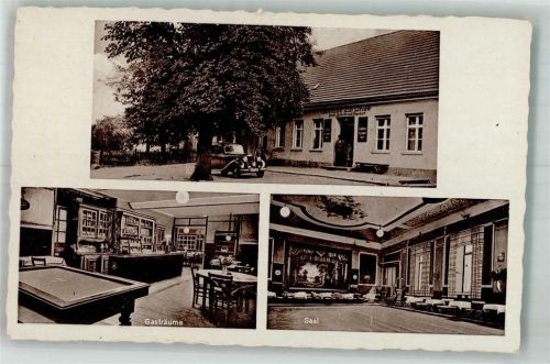 Michelsdorf Posthilfstelle Michelsdorf Gasthaus zur Linde Gastraum Billardtisch Saal