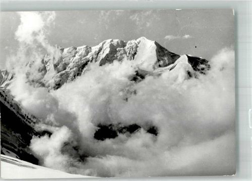 Dhaula-Himal 1963 Rückseite Unterschriften der Teilnehmer Expedition Foto AK