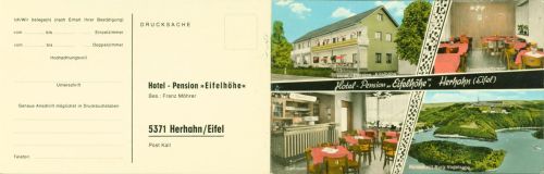 Herhahn Pension Eifelhöhe Innen-und Aussenansicht