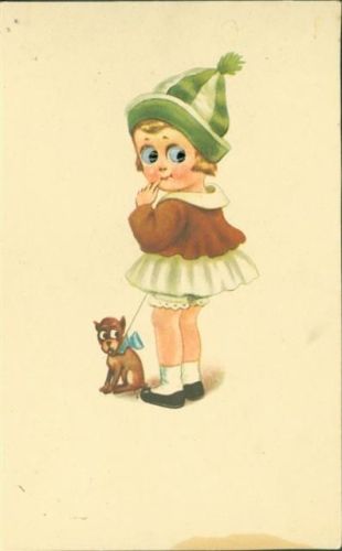 Mädchen Hund