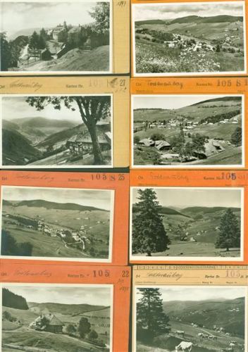79674 W7868 Todtnauberg Lot mit 31 AK Musterkarten Original aus Metzarchiv Bestellvorgänge und Auflagenzahlen