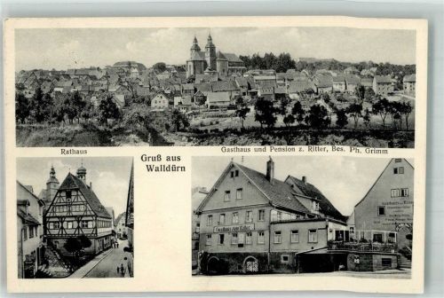 Walldürn Gasthaus zum Ritter Rathaus Wallfahrts-Basilika