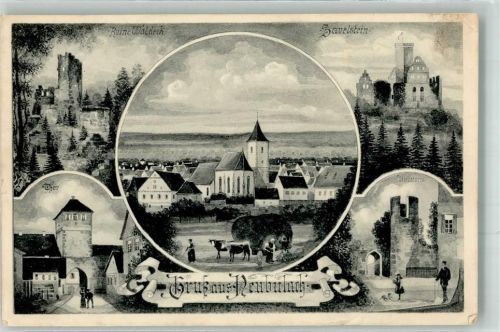 Neubulach 1910 Zavelstein Tor Diebesturm Ruine Waldeck