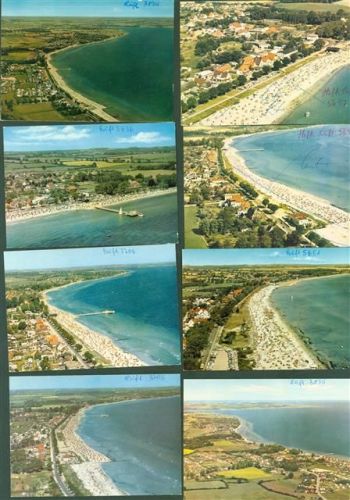 Haffkrug Lot mit 16 AK und 2 Fotos