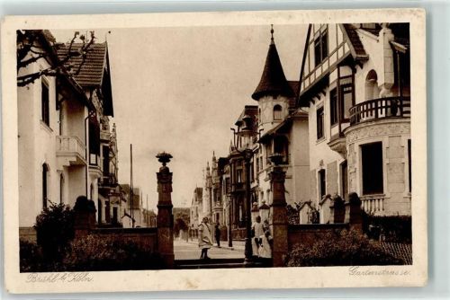 Brühl 1918 Gartenstraße