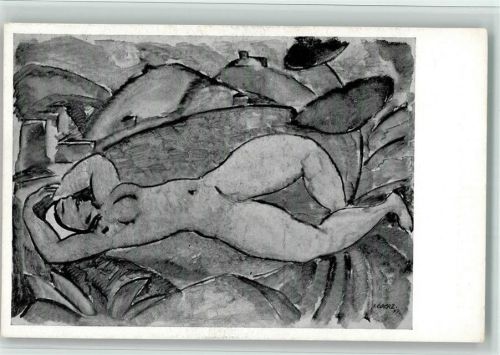 Eberz Josef Liegender Akt Galerie Neue Kunst Hans Goltz um 1920