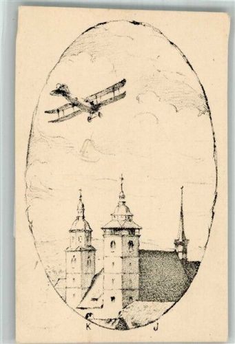 O6080 Schmalkalden Flugverein Einladung zur Versammlung Flugtag 1928 BOAKC