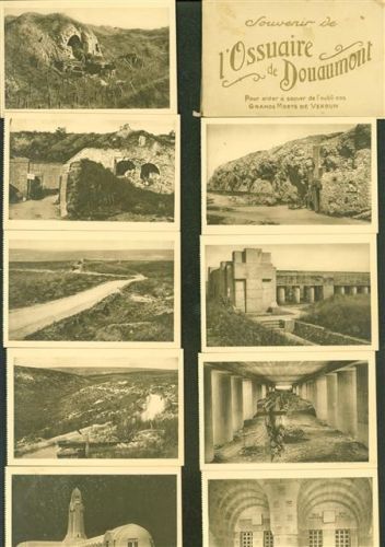 Douaumont Lot mit 20 AK Kriegsschauplatz
