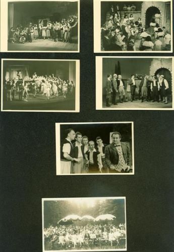 O4106 Löbejün Lot mit 6 Fotos Theater Kleinposten bis 20