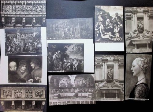 Lot mit 25 AK Italienische Kunst NPG Posten 21 bis 100 AK
