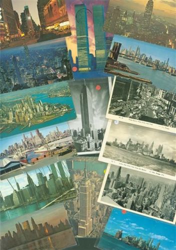 New York City Lot mit 45 AK Punkte auf den Plastikhüllen