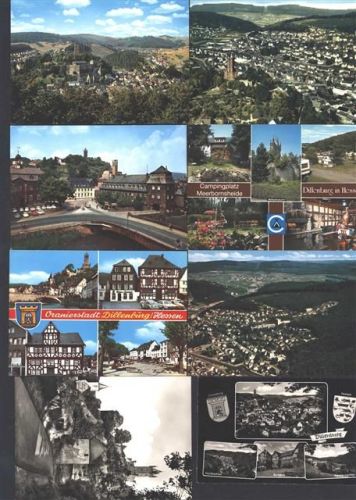 Dillenburg Lot mit 9 div AK