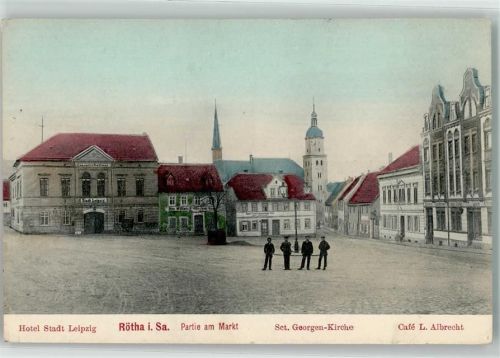 Rötha Hotel Stadt Leipzig St. Georgen-Kirche Cafe Albrecht