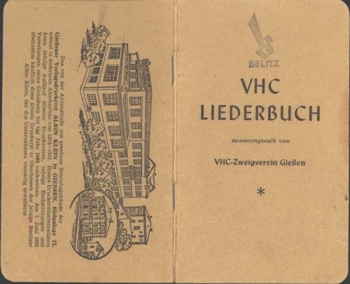 Gießen VHC Liederbuch