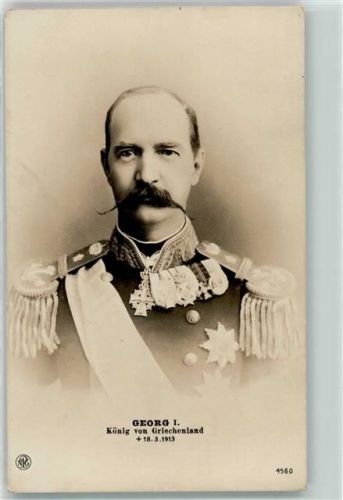 Georg I König in Uniform mit Orden NPG 4560 AK