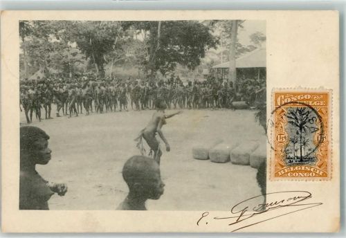 1919 Schwarzafrikaner ritueller Tanz