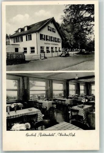 92637 W8480 Weiden , Oberpf - Gasthaus Fichtenbühl VW Käfer