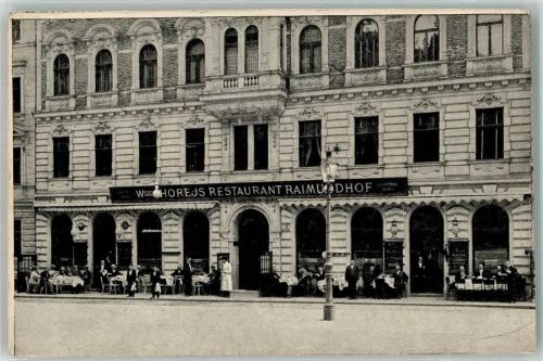 Wien 1910 Gasthaus Raimundhof