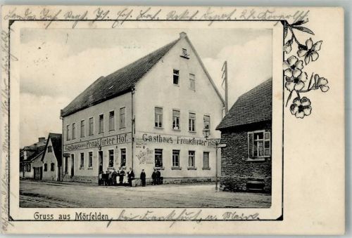 Mörfelden 1915 Gasthaus zum Frankfurter Hof Feldpost