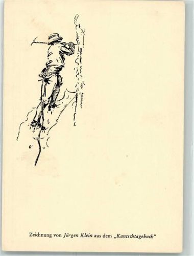 sign. Jürgen Klein aus dem Kantschtagebuch AK Bergsteiger