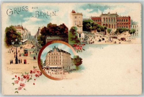 Tiergarten Leipziger Straße Grand Hotel Potsdamer Bahnhof