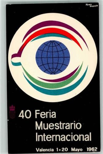 Valencia 40 Feria Muestrario Internacional sign.