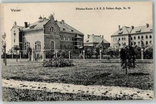 Wurzen 1917 Offiziers-Kasino d. 8. K. S. Feldart. -Regts. No. 78