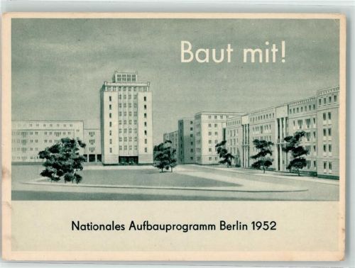 Friedrichshain Modell Weberwiese Moderne und Neoklassizismus