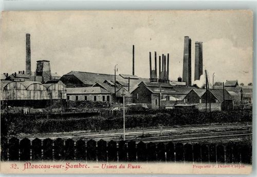 Charleroi Monceau-sur-Sambre Usines du Ruau Fabrik