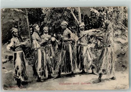 1913 Erotik Sinhalese devil dancers