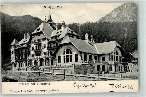 6166 Fulpmes 1905 - Hotel Stubai