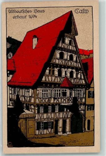 Calw Altdeutsches Haus erbaut 1694
