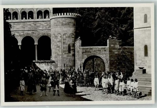 Reutlingen 1929 Naturtheater Aufführung Die Nibelungen