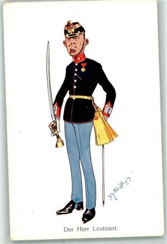 Der Herr Leutnant Uniform Schwert BKW I Nr 530-2