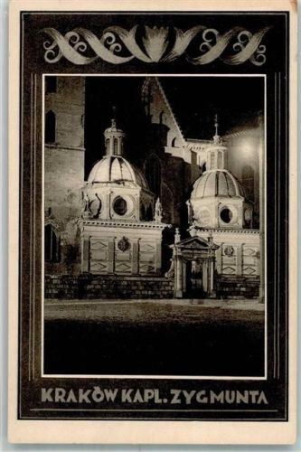 Krakau Kirche Kaplica Zygmuntowska