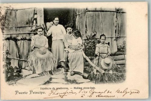 Camagüey 1904 Puerto Príncipe Tracht Beruf Hutmacher