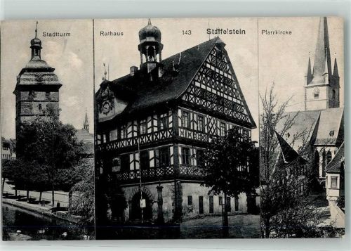 Staffelstein Stadtturm Rahaus Pfarrkirche