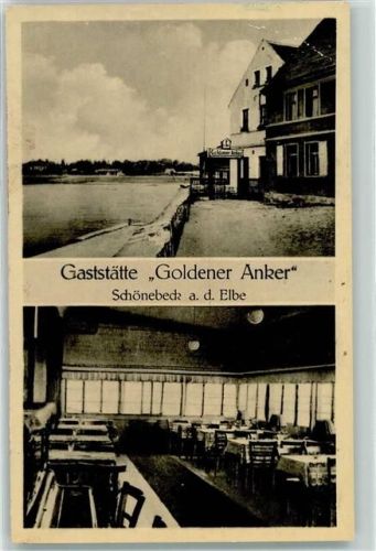 Schönebeck Gasthaus Zum Goldenen Anker Gaststube