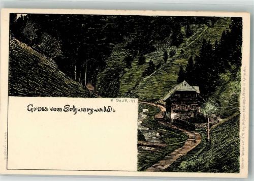 1897 Gruss vom Schwarzwald Verlag Velten Nr. 5