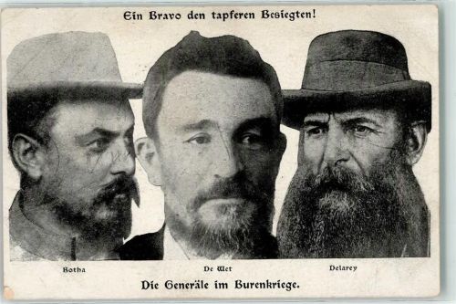 Botha, Delarey und De Wet Heerführer Generäle AK Buren