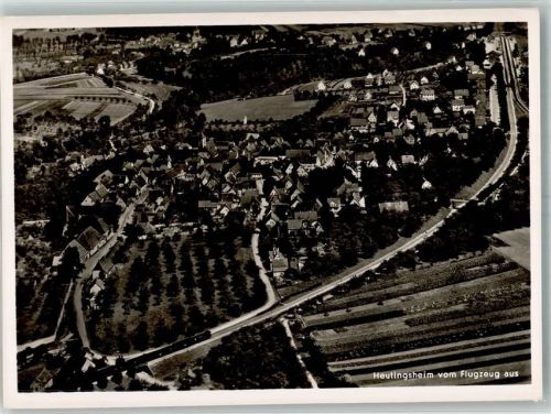 Heutingsheim Fliegeraufnahme Freigeg. d. R.L.M.