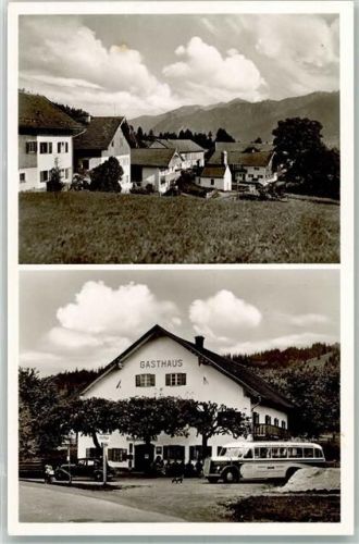 Murnau Gasthaus Heiland Omnibus Oldtimer Wurmesau Ort lt. Recherche